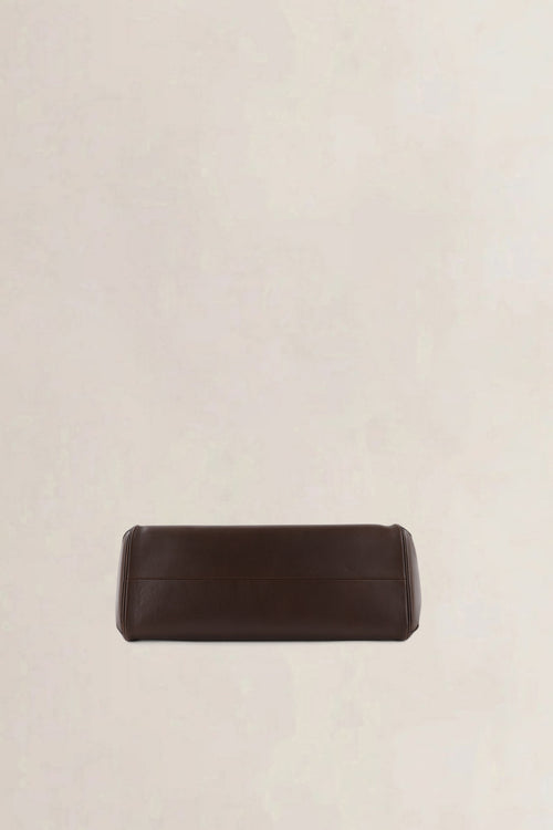 Delvaux Dark Brown Jumping Calf Tempête Épaule Shoulder Bag
