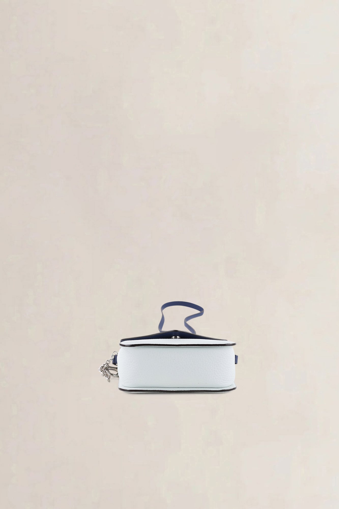 Christian Dior Dark Blue & White Diorissimo Envelope Pouch Crossbody Bag