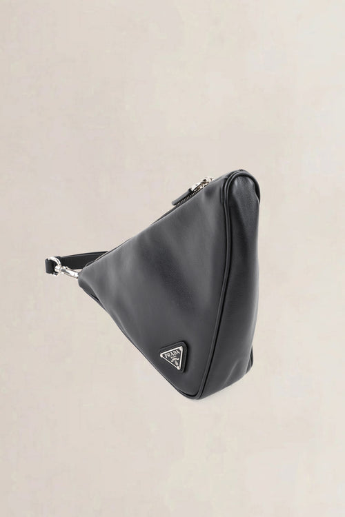 Prada Black Triangle Clutch