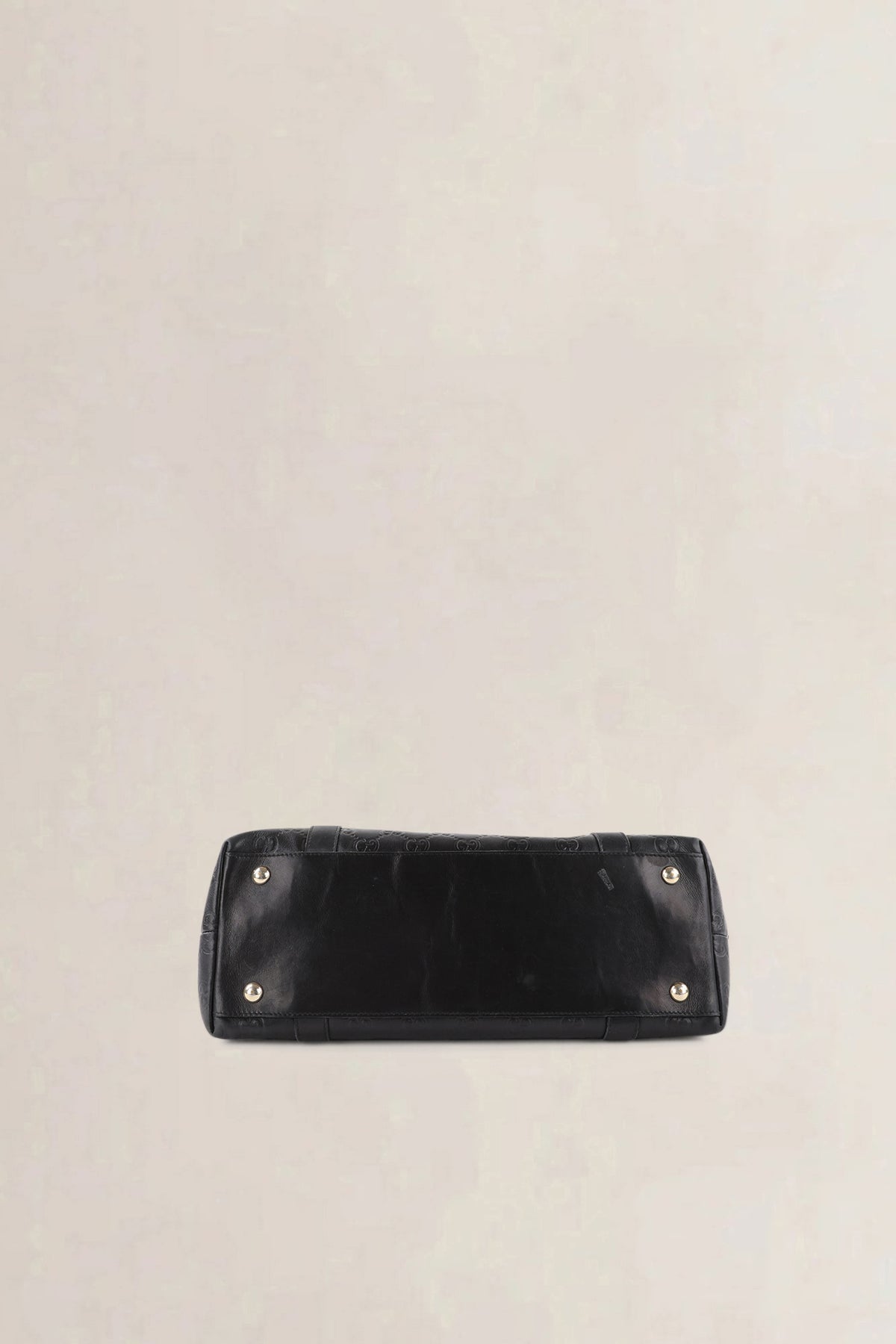 Gucci Black Guccissima Shoulder Bag