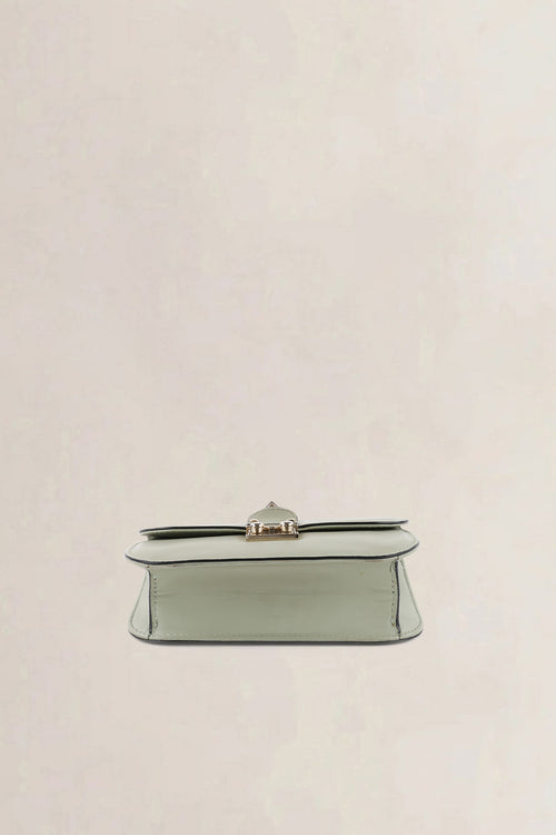 Valentino Garavani Sage Green Small Rockstud Glam Lock Crossbody Bag