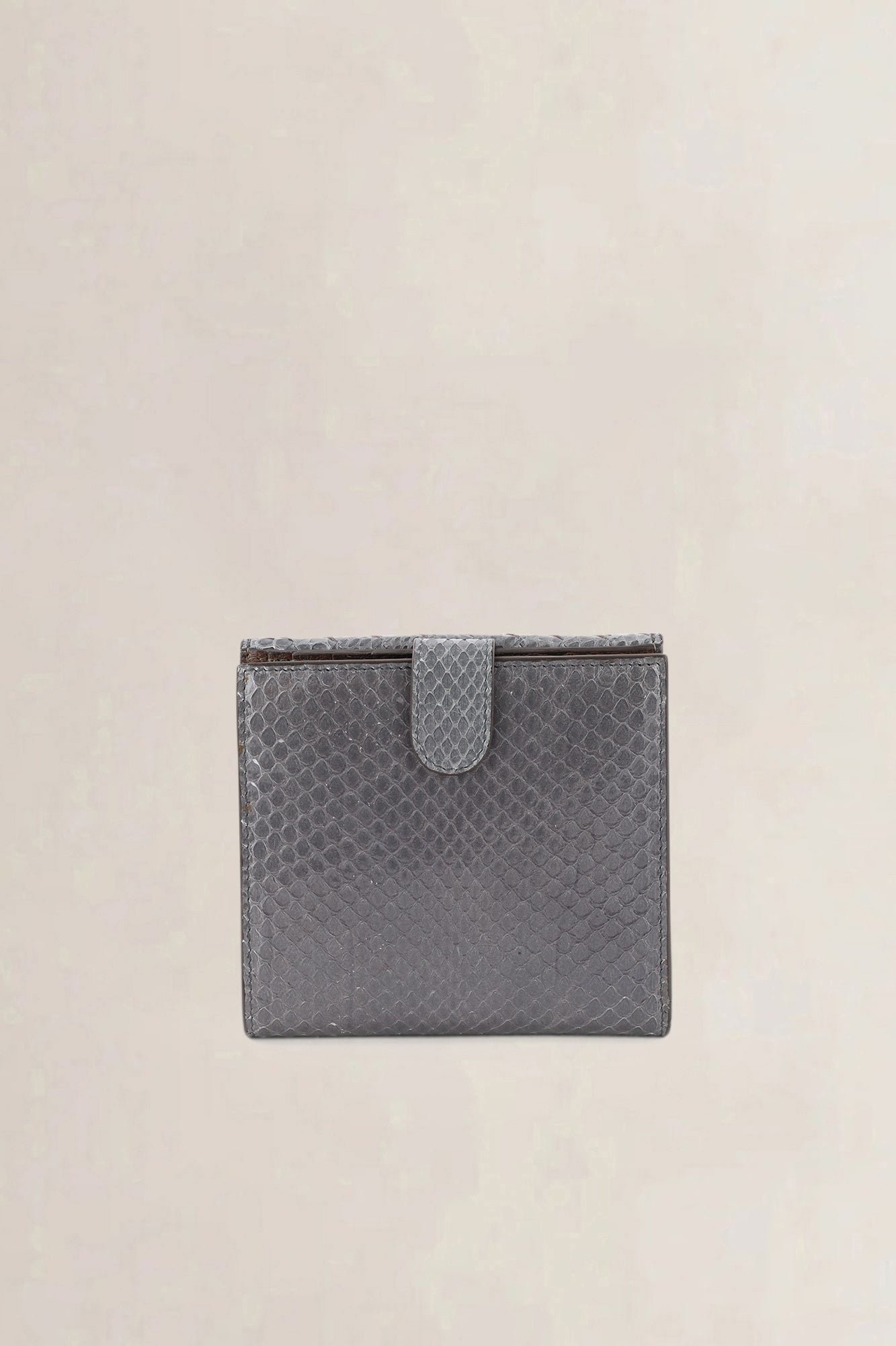 Bottega Veneta Grey Lizard Wallet