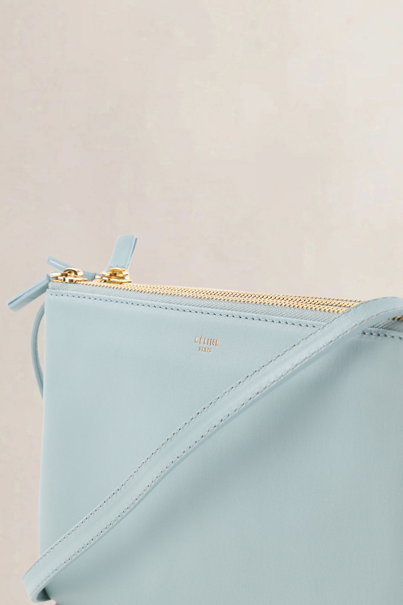 Celine Glacier Small Trio Crossbody Bag