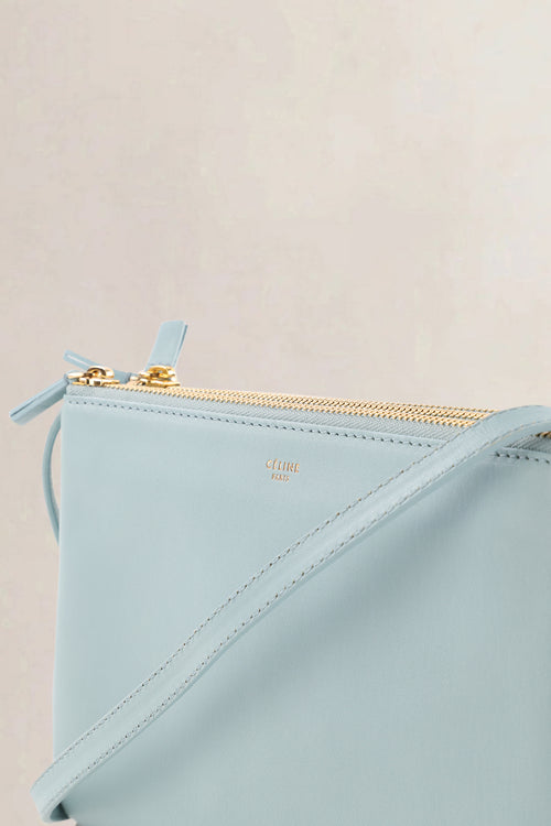 Celine Glacier Small Trio Crossbody Bag