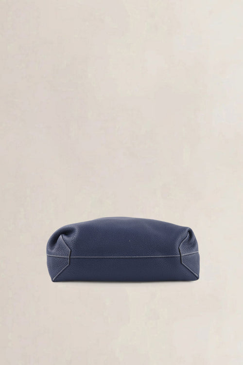 Hermès Dark Blue & Turquoise Clémence Double Sens Shoulder Bag