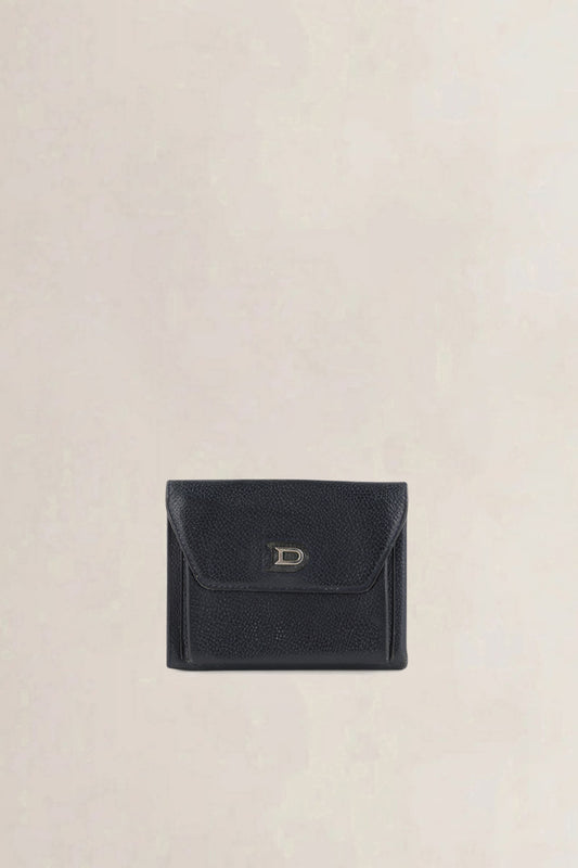 Delvaux Wallet dark blue — preloved
