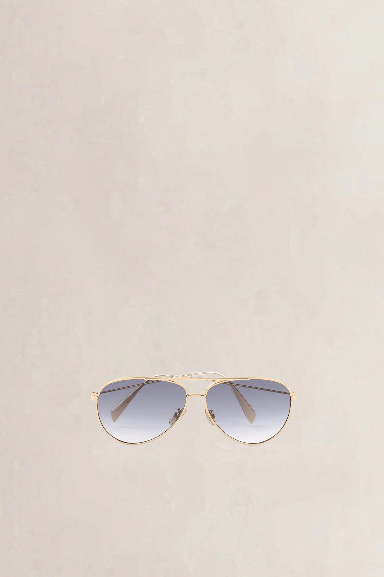 Celine Gold-Tone Aviator Sunglasses