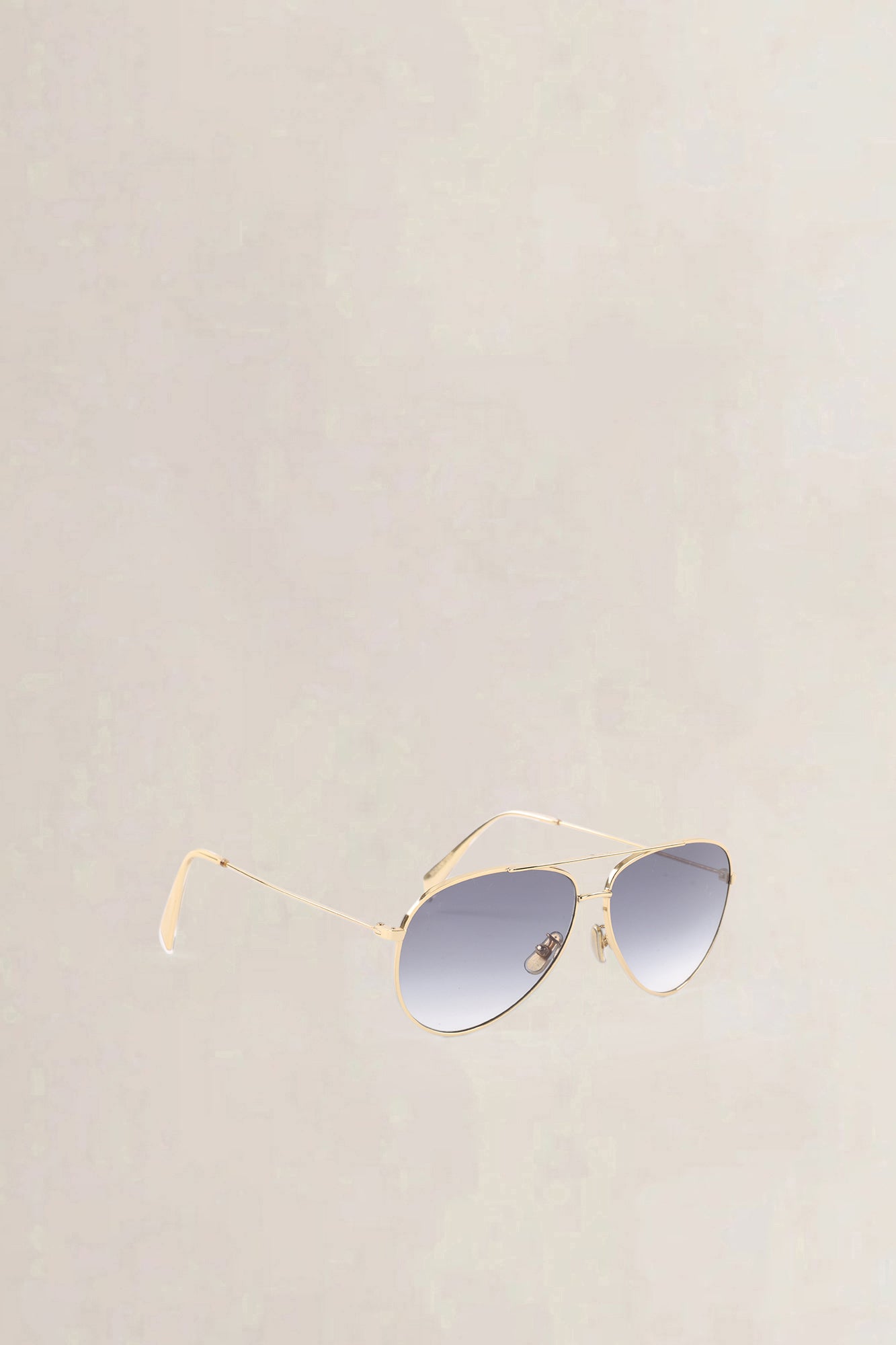 Celine Gold-Tone Aviator Sunglasses