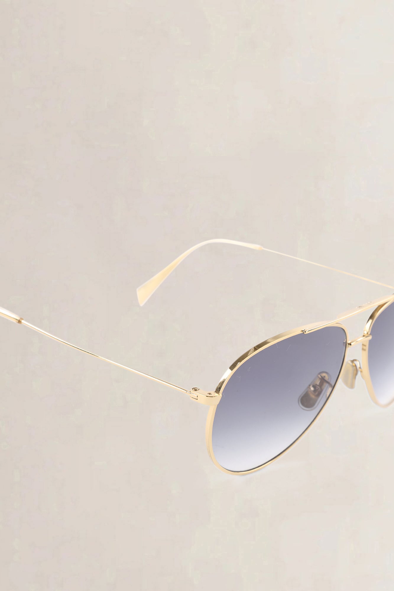 Celine Gold-Tone Aviator Sunglasses