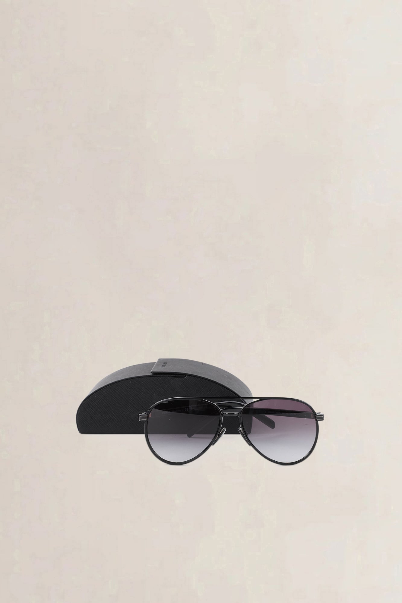 Prada Black Aviator Sunglasses