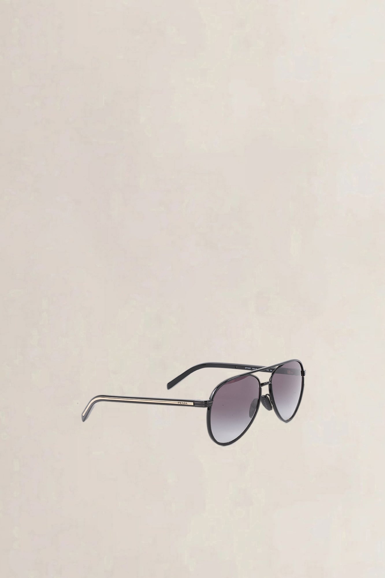Prada Black Aviator Sunglasses