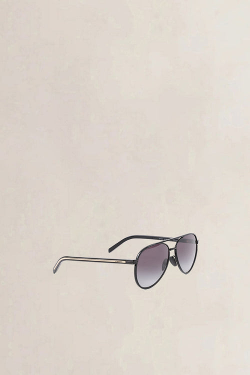 Prada Black Aviator Sunglasses