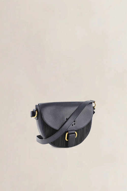 Delvaux Dark Blue Toile de Cuir Vintage Crossbody Bag