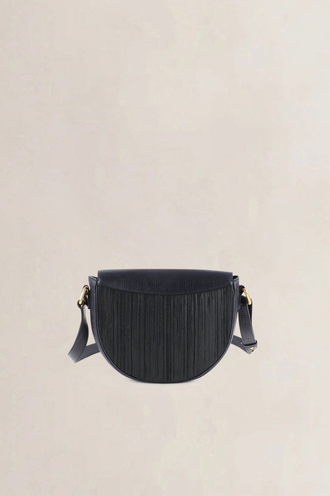 Delvaux Dark Blue Toile de Cuir Vintage Crossbody Bag