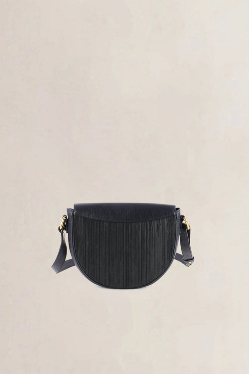 Delvaux Dark Blue Toile de Cuir Vintage Crossbody Bag