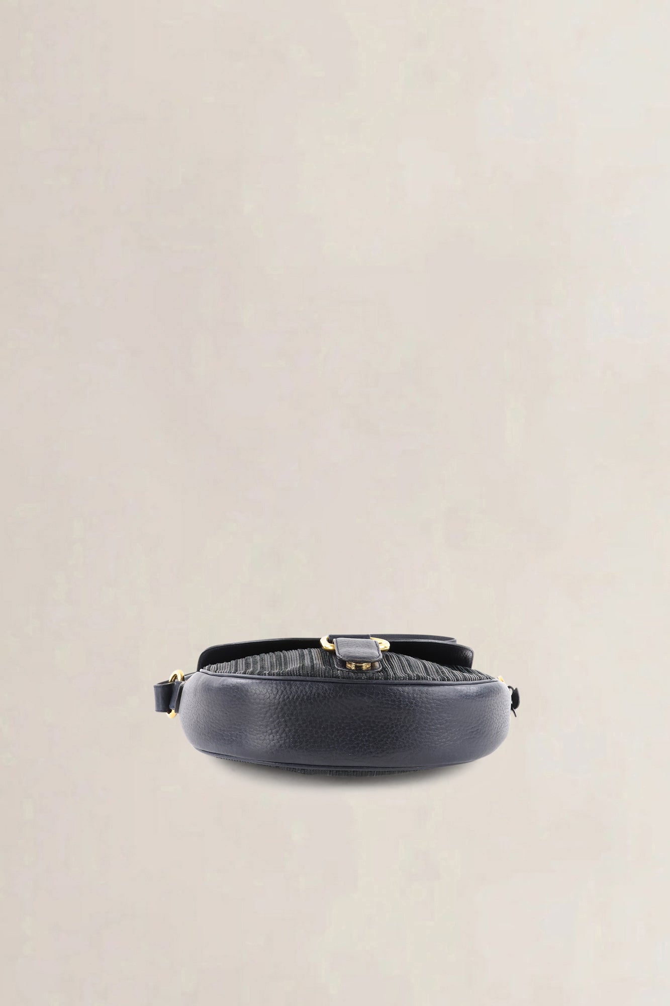 Delvaux Dark Blue Toile de Cuir Vintage Crossbody Bag
