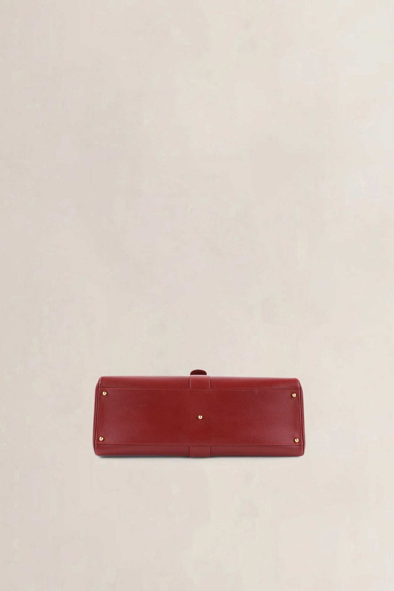 Delvaux Rosso Brillant Cabriolet Top Handle Bag