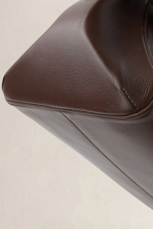 Delvaux Dark Brown Jumping Calf Tempête Épaule Shoulder Bag