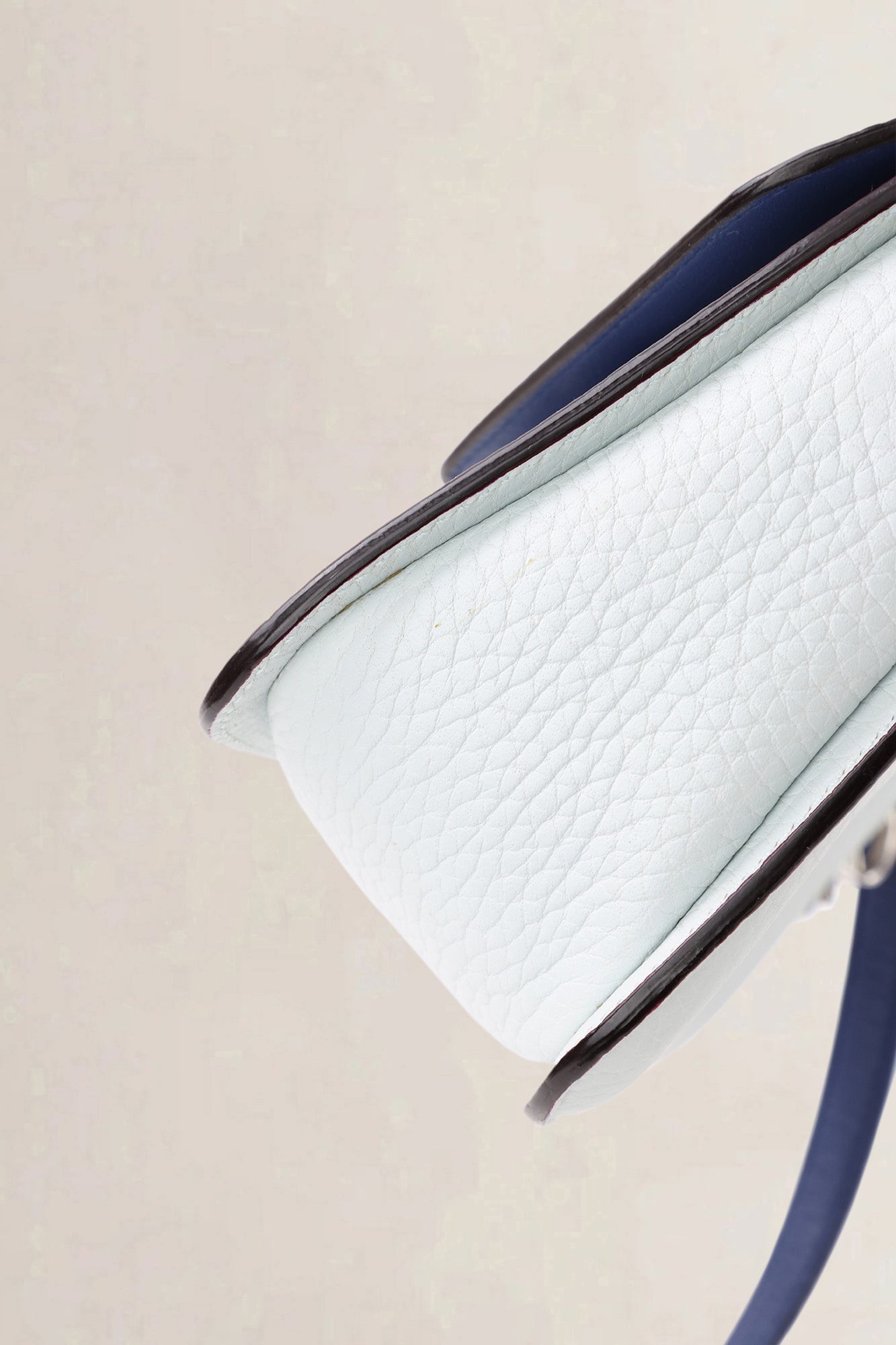 Christian Dior Dark Blue & White Diorissimo Envelope Pouch Crossbody Bag
