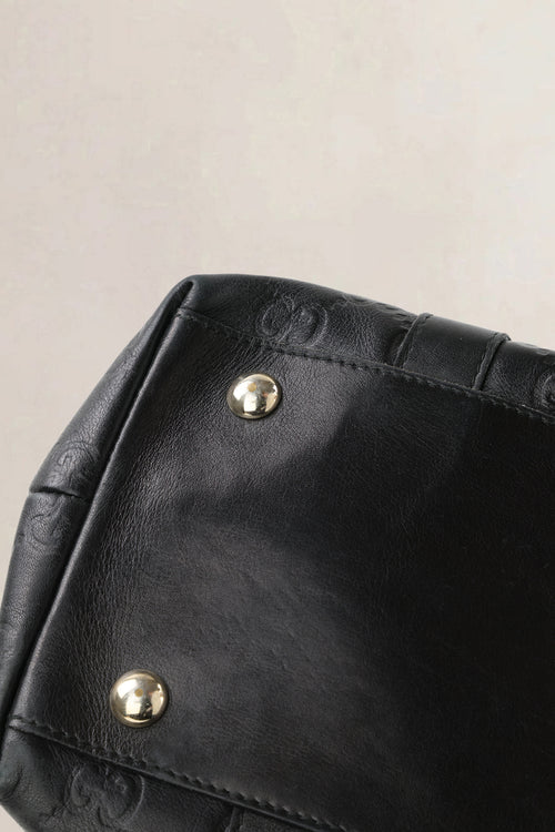 Gucci Black Guccissima Shoulder Bag