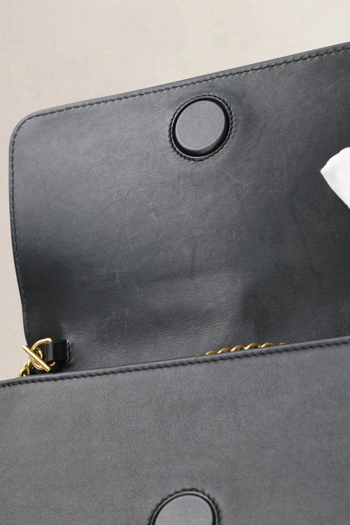 Gucci Black Mini GG Marmont Crossbody Bag