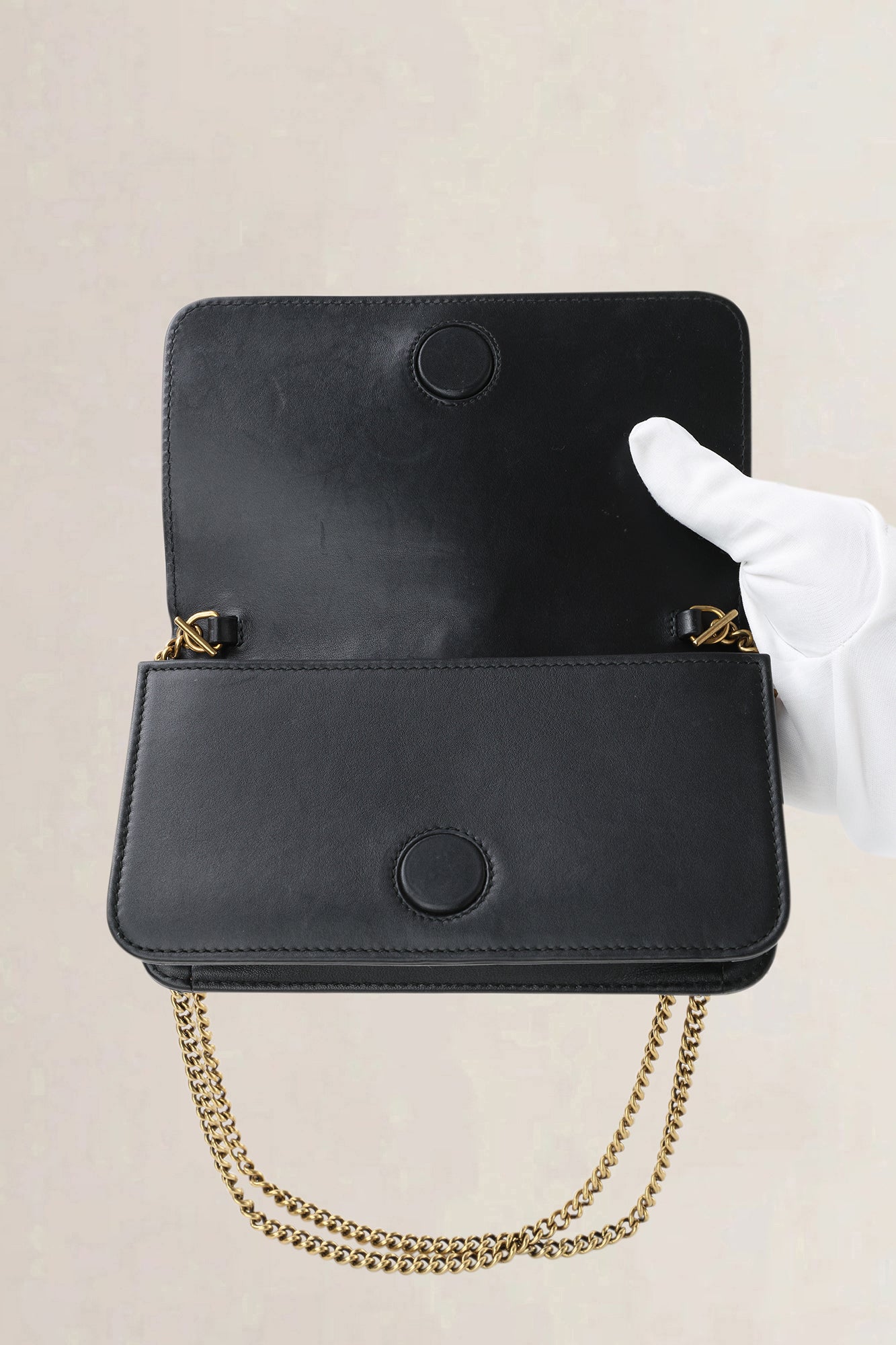 Gucci Black Mini GG Marmont Crossbody Bag