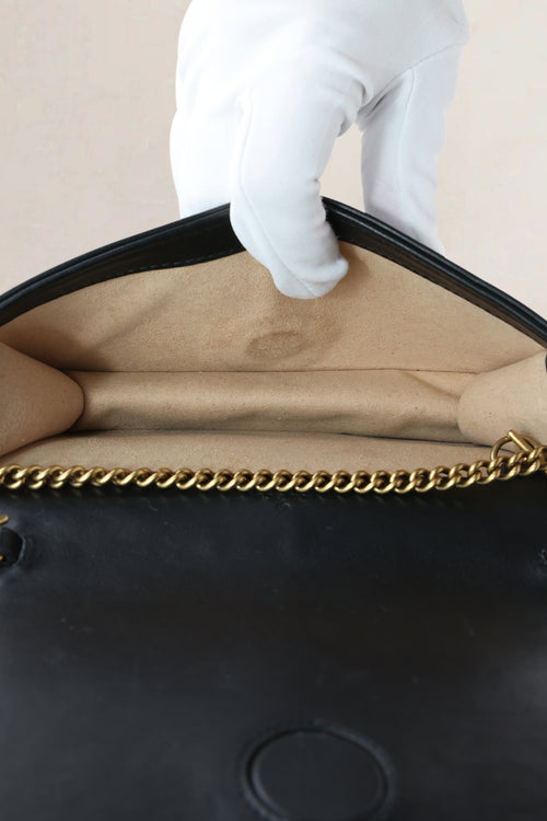 Gucci Black Mini GG Marmont Crossbody Bag