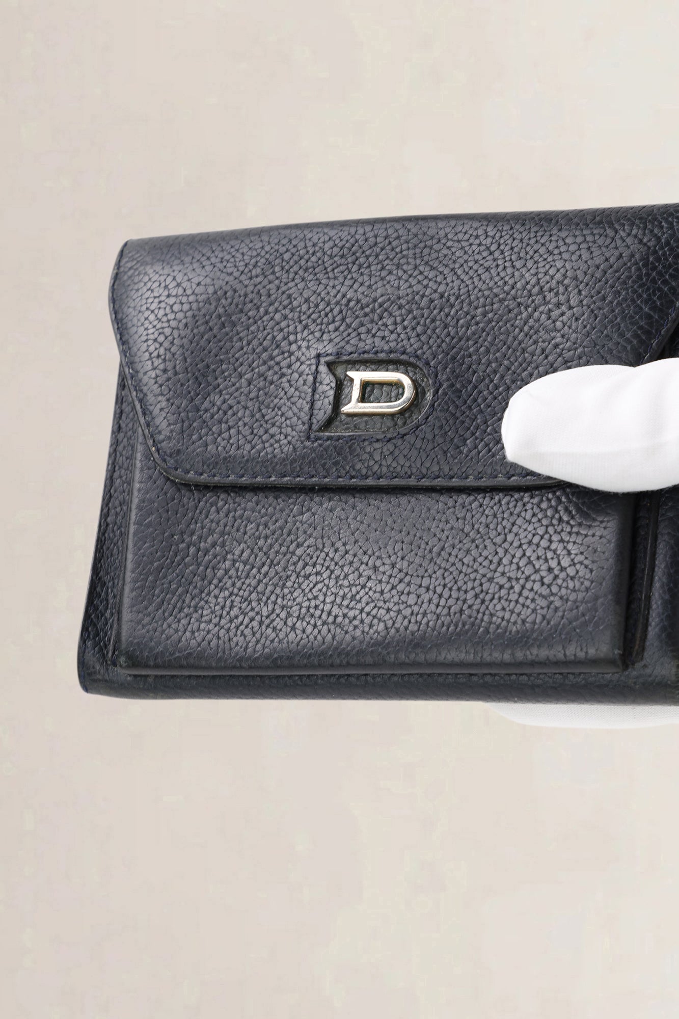 Delvaux Dark Blue Wallet