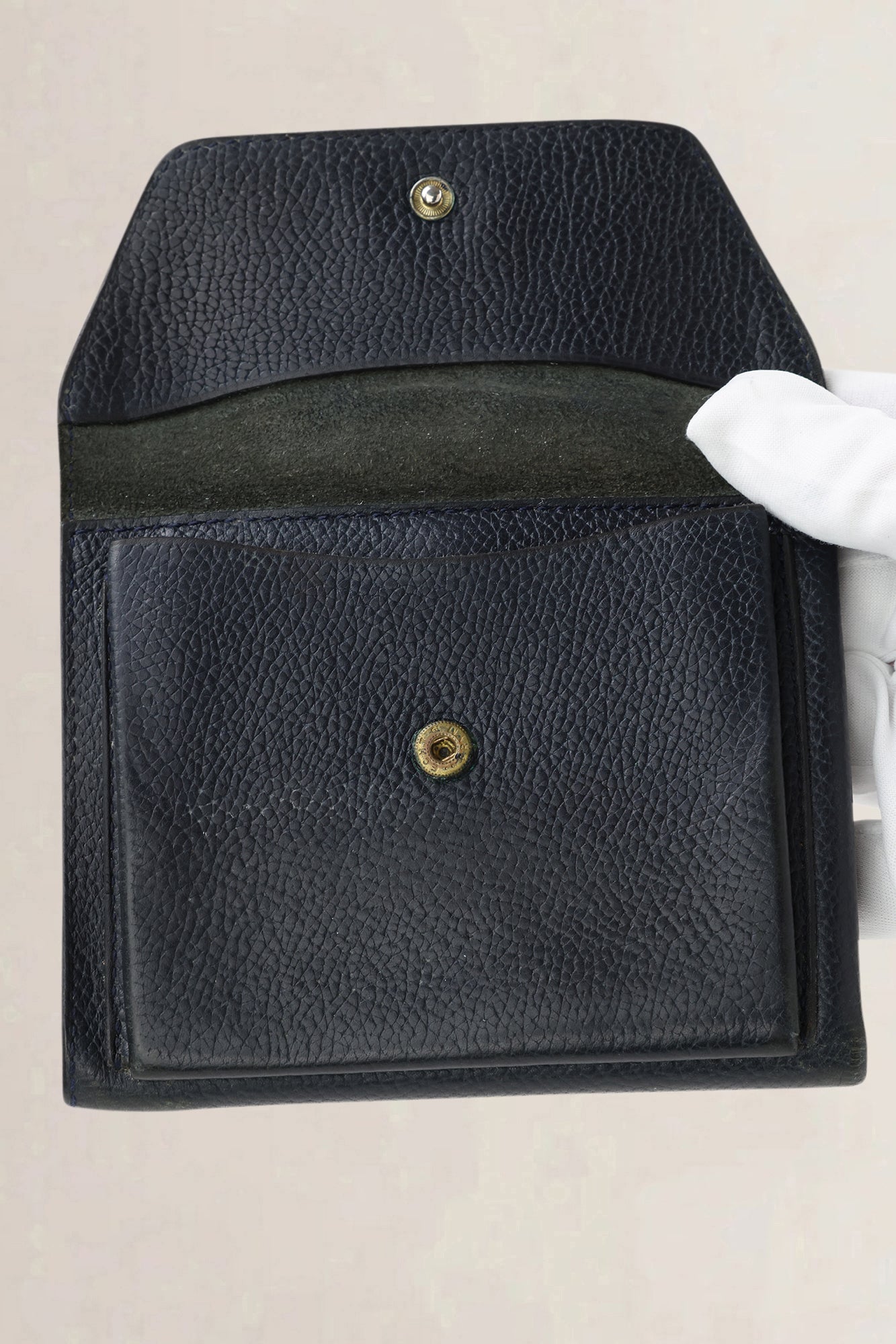 Delvaux Dark Blue Wallet