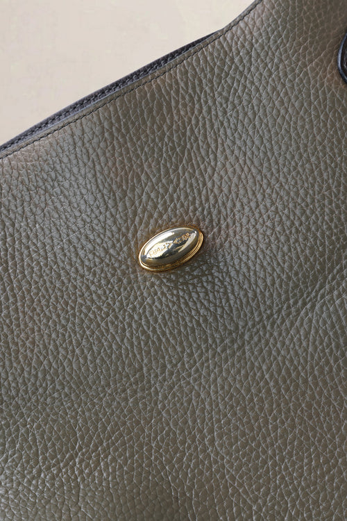 Delvaux Khaki Green Vintage Crossbody Bag