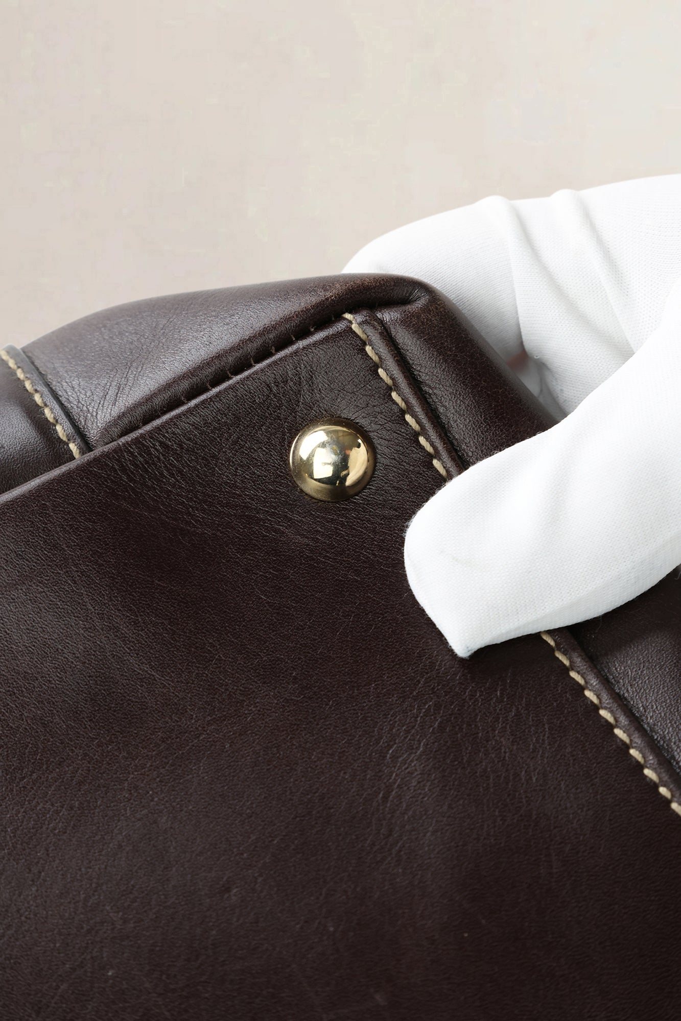 Gucci Dark Brown GG Canvas Shoulder Bag