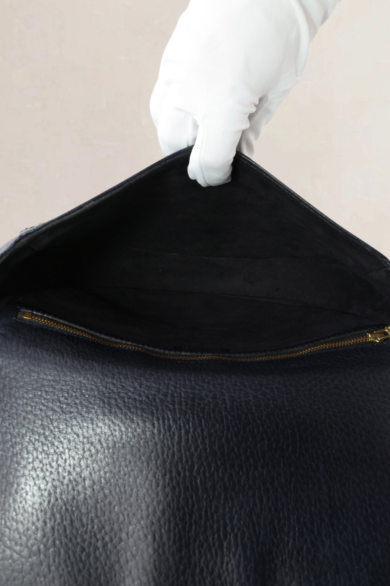 Delvaux Dark Blue Toile de Cuir Vintage Crossbody Bag