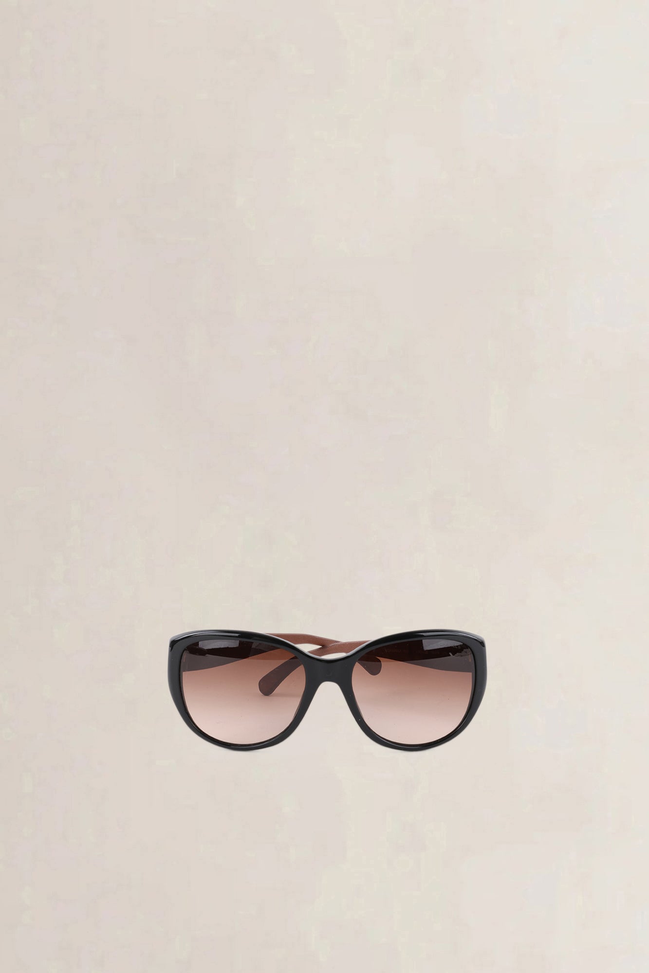 Chanel Black Interlocking CC Logo Oversize Sunglasses
