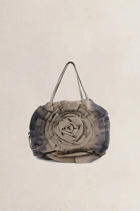 Valentino Garavani Grey Floral Crossbody Bag