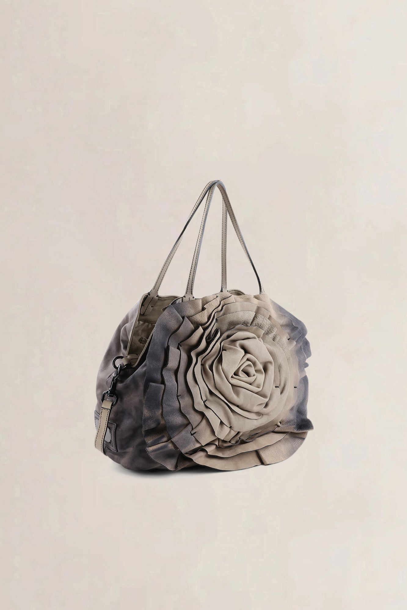 Valentino Garavani Grey Floral Crossbody Bag