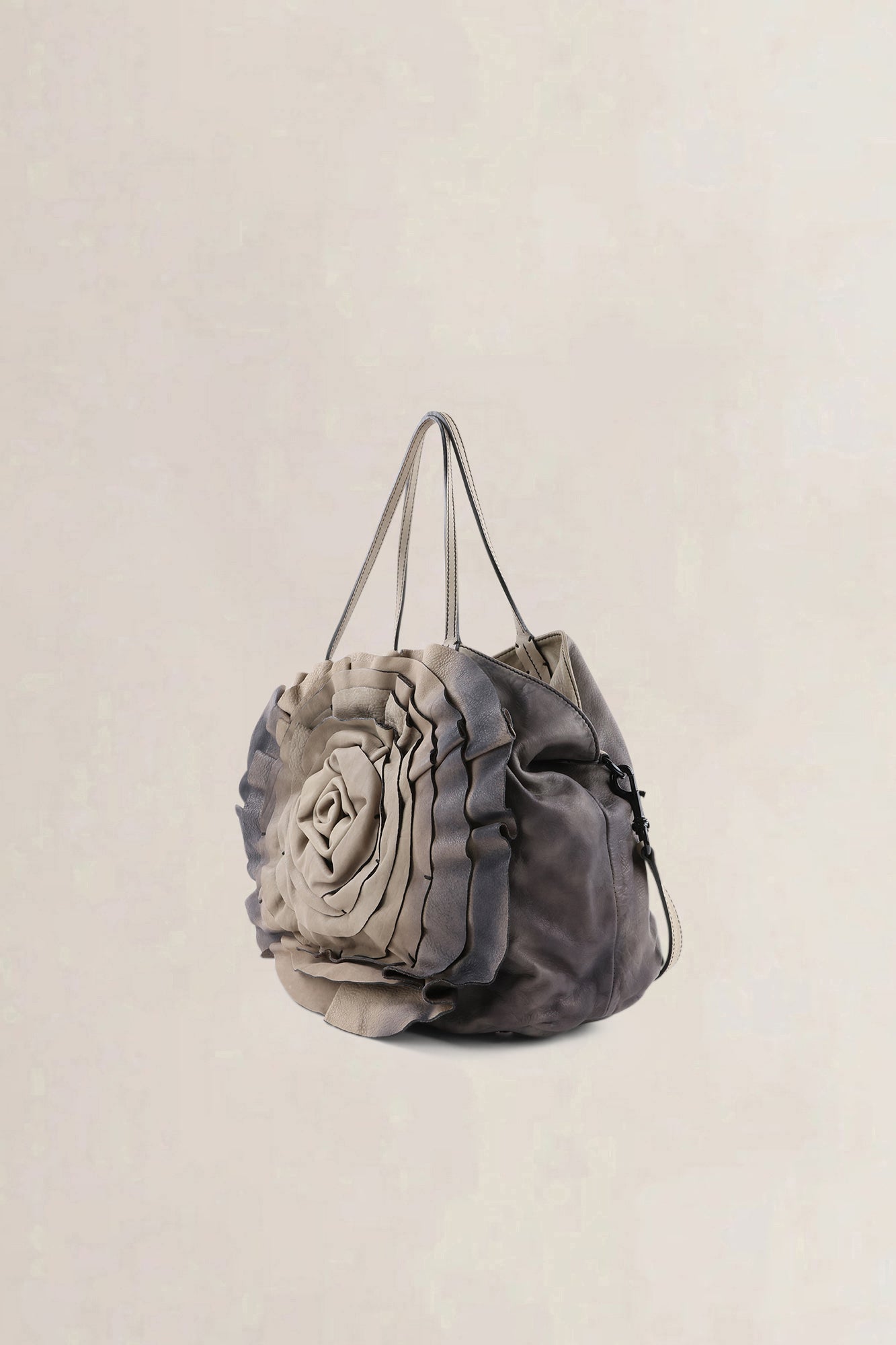 Valentino Garavani Grey Floral Crossbody Bag
