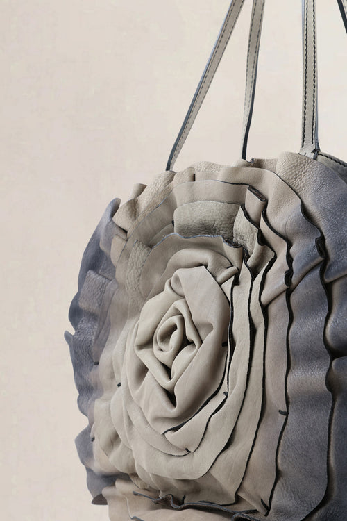 Valentino Garavani Grey Floral Crossbody Bag