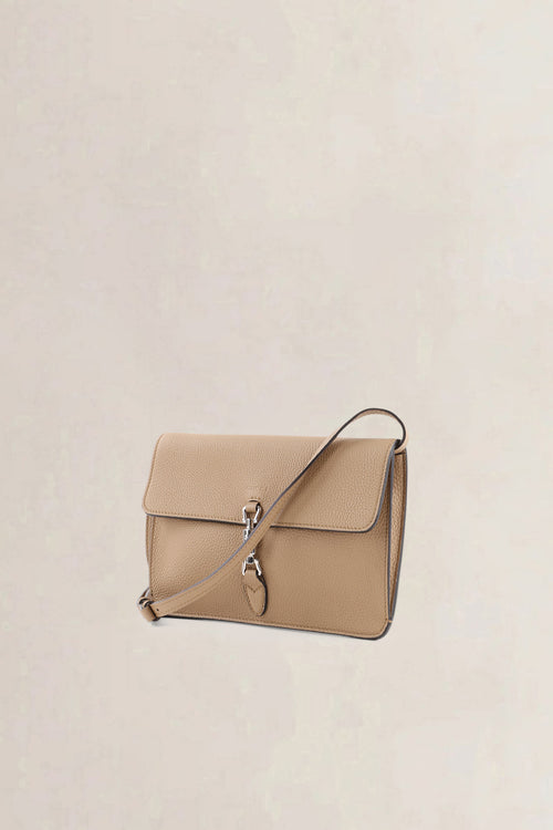 Gucci Light Brown Piston Lock Soft Jackie Crossbody Bag