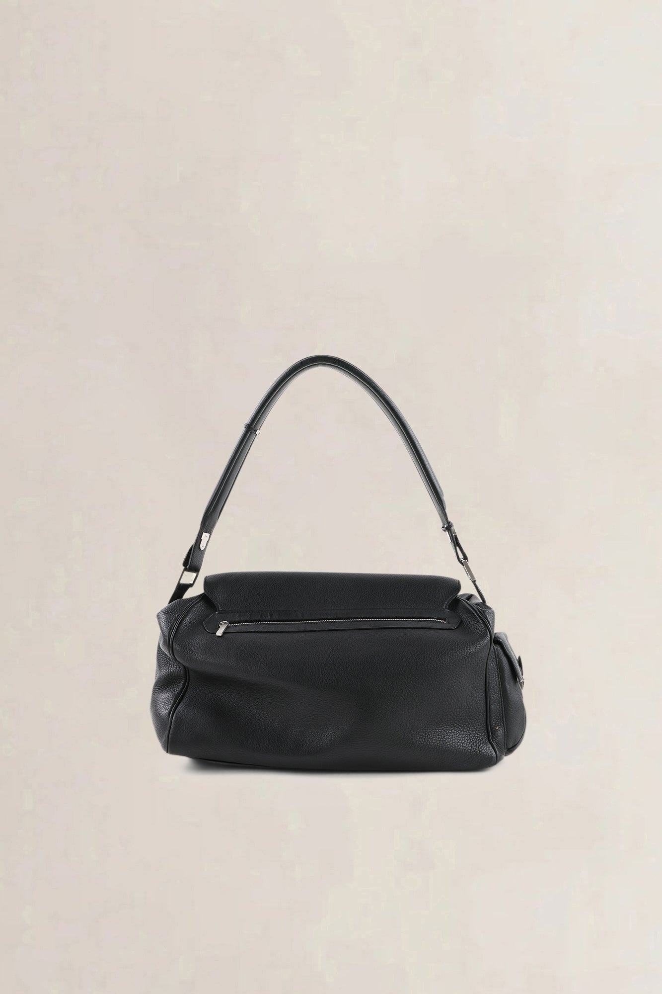 Delvaux Black Coquin Poshes Shoulder Bag