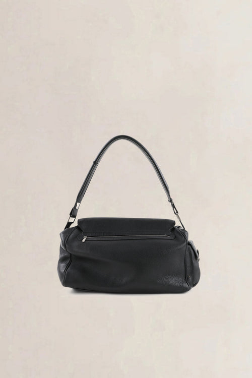 Delvaux Black Coquin Poshes Shoulder Bag