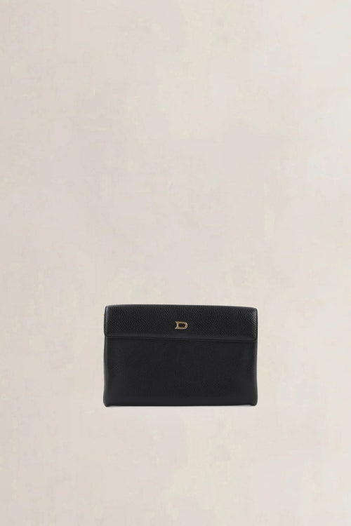 Delvaux Black Leather Wallet