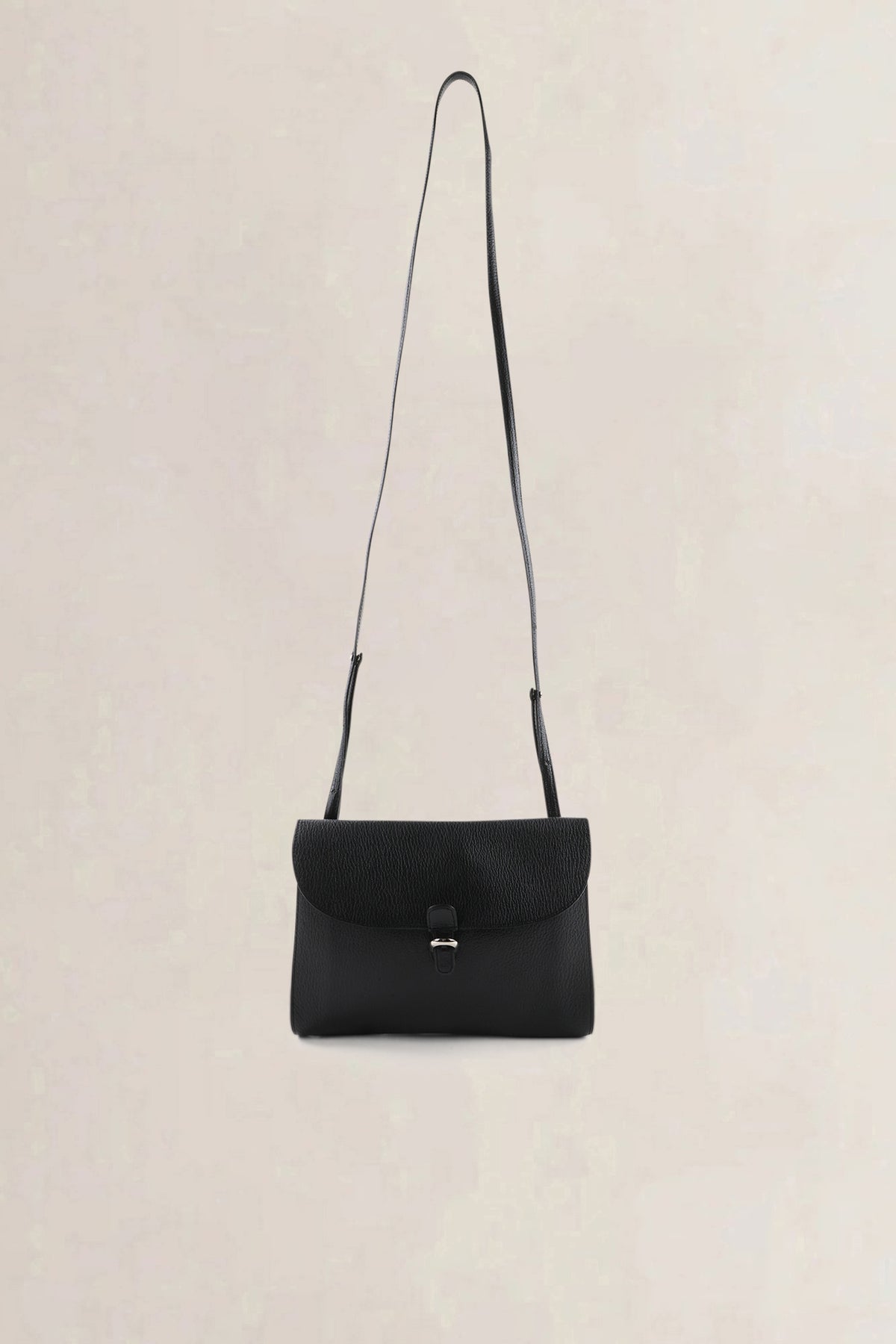 Delvaux Black Leather Crossbody Bag
