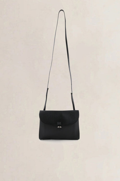 Delvaux Black Leather Crossbody Bag