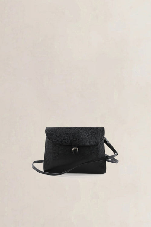 Delvaux Black Leather Crossbody Bag