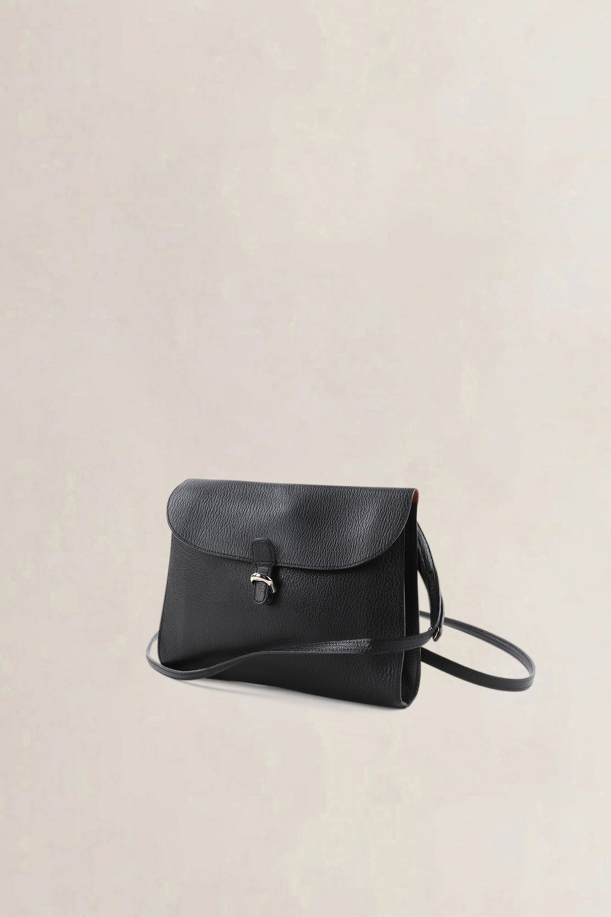 Delvaux Black Leather Crossbody Bag