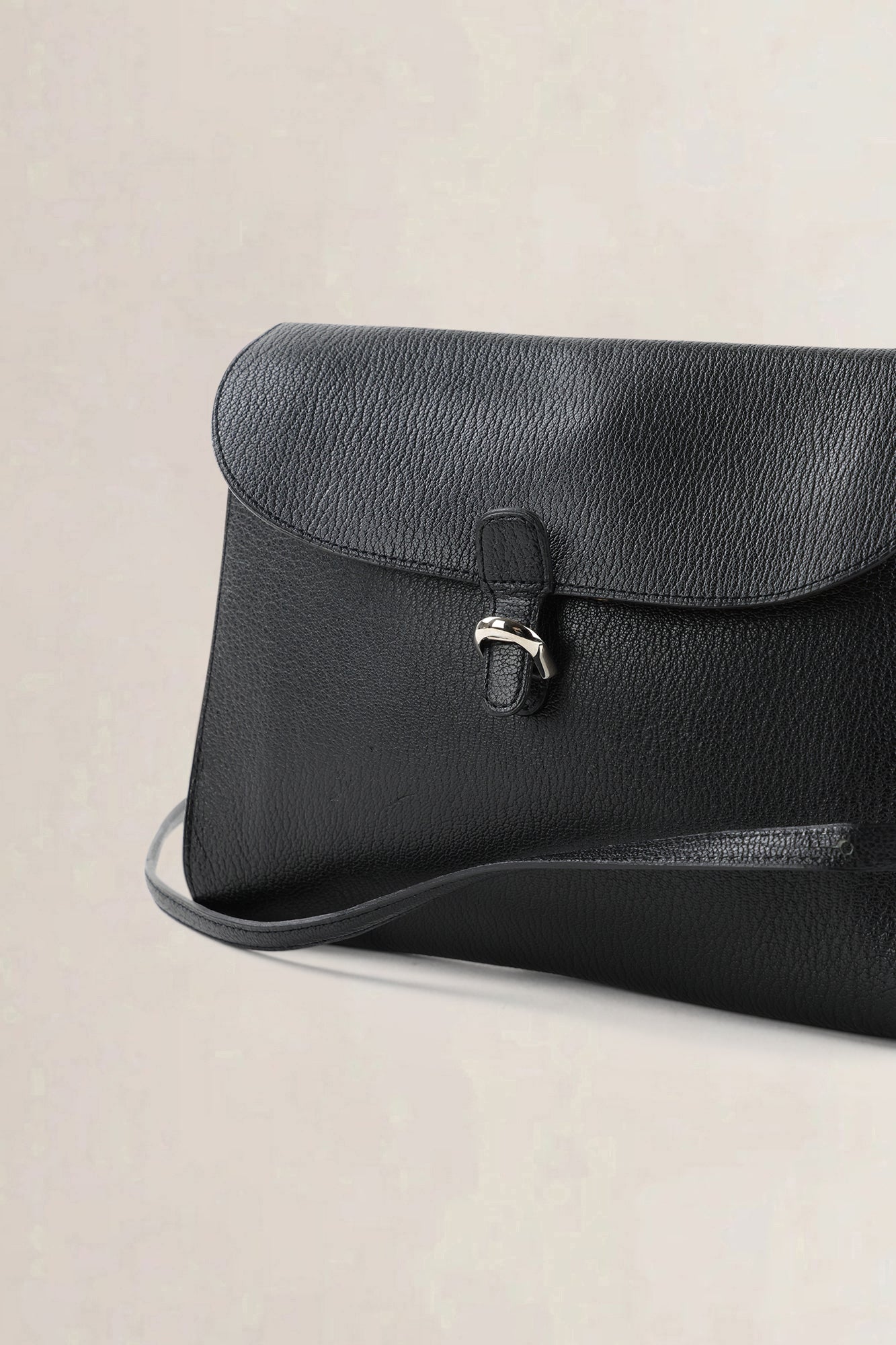 Delvaux Black Leather Crossbody Bag