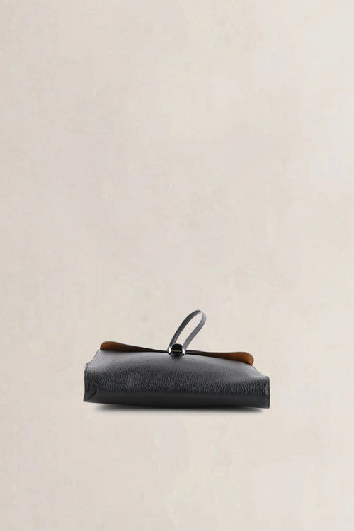 Delvaux Black Leather Crossbody Bag