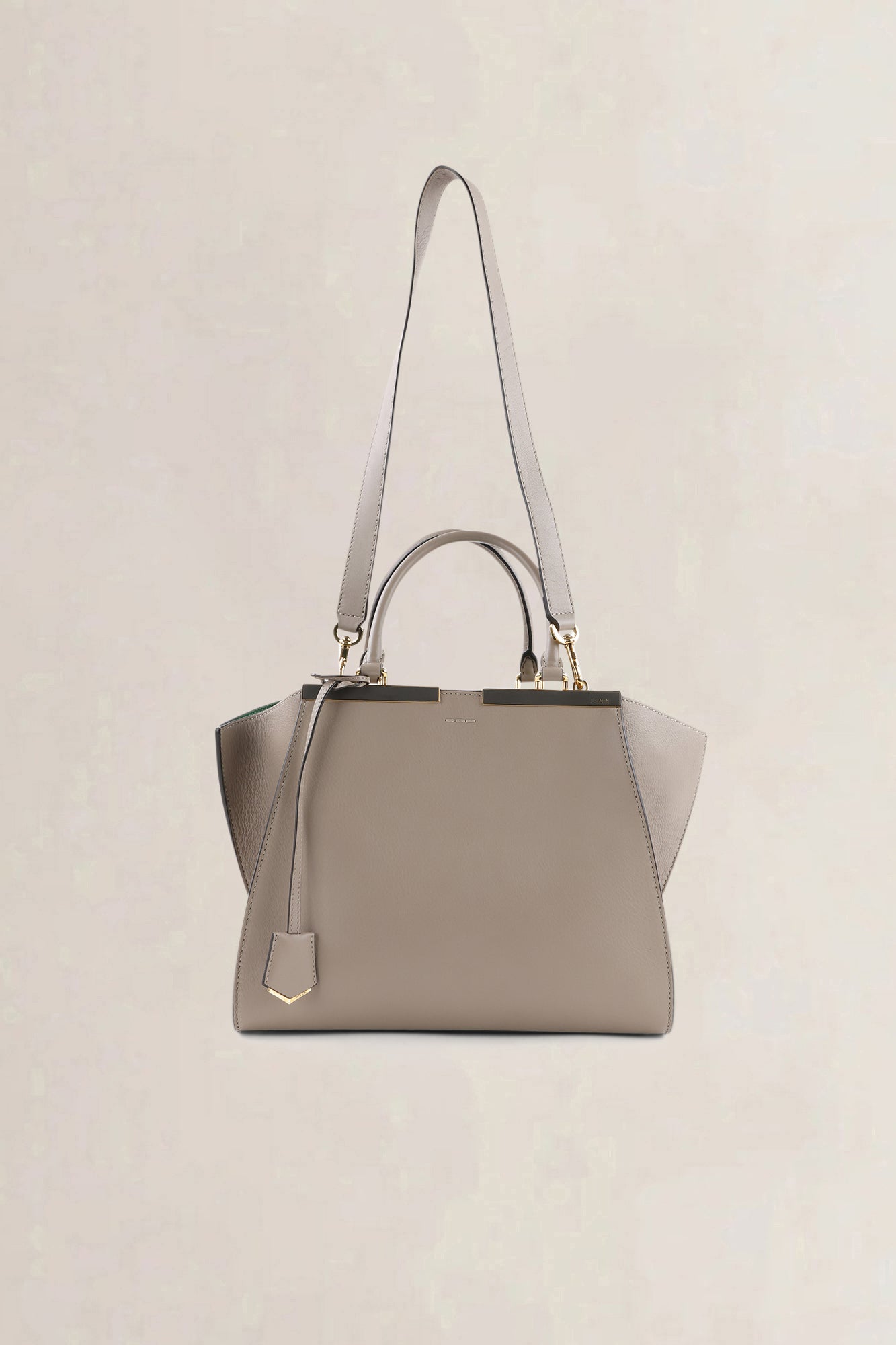 Fendi Taupe 3Jours Petite Crossbody Bag
