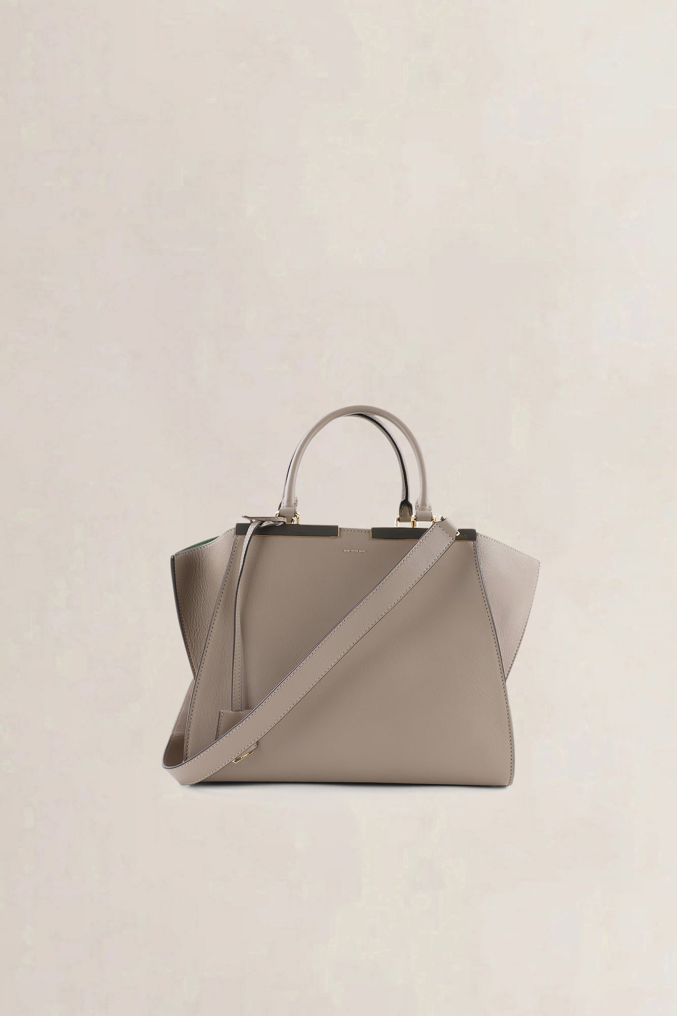 Fendi Taupe 3Jours Petite Crossbody Bag