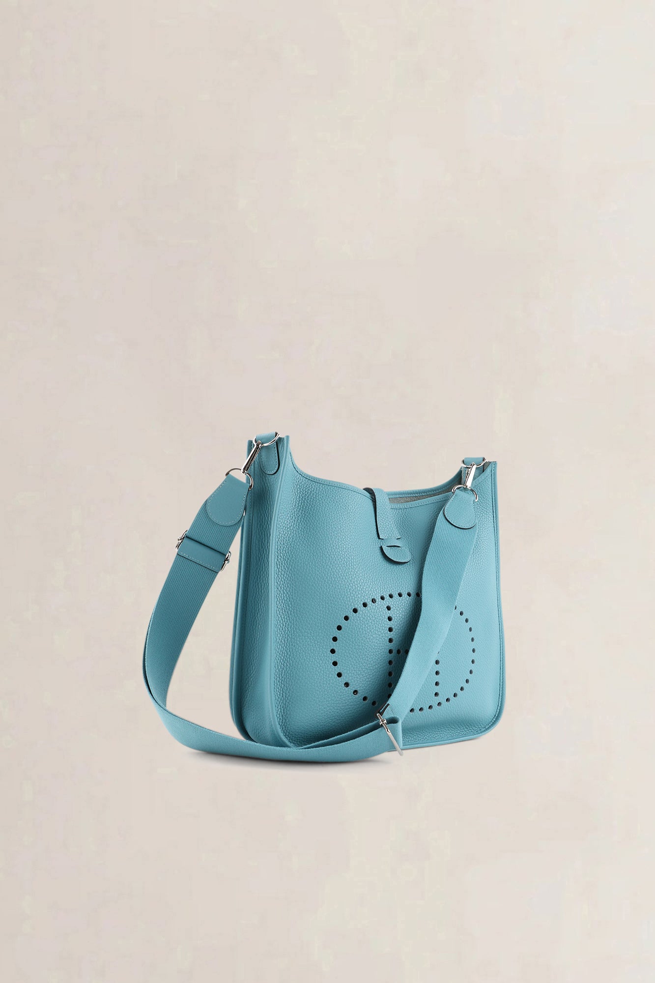 Hermès Blue Togo Evelyne GM Crossbody Bag